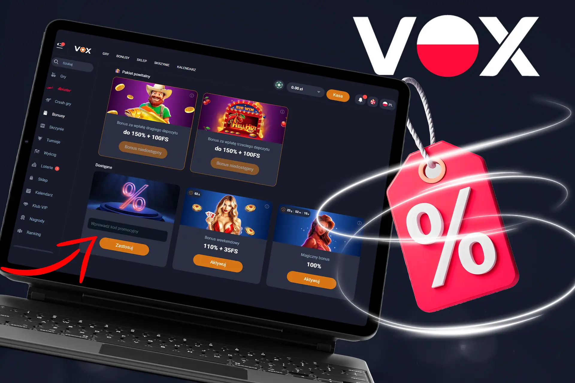 Proste wskazówki, jak skutecznie korzystać z kodu promocyjnego Vox Casino